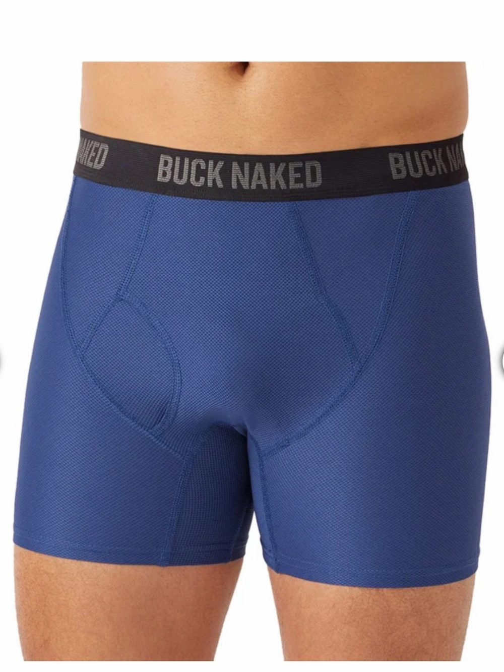 Duluth Trading Co Buck Naked Performance Boxer Briefs 3-Pack - Gray/Blue/Black - Picture 4 of 12